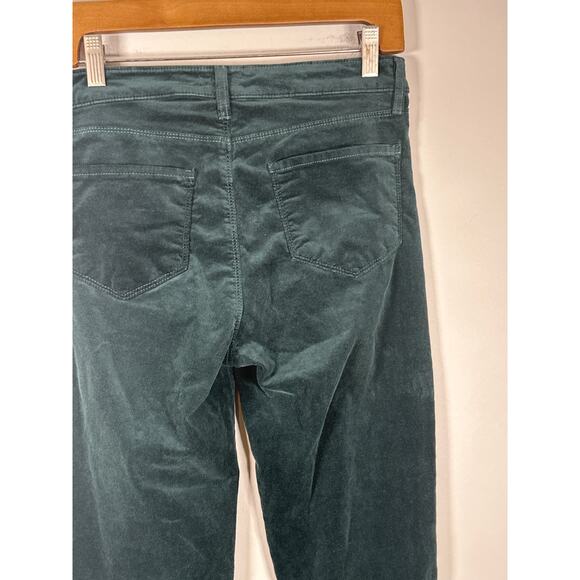L'Agence Piper Skinny High Rise Womens Size 26 Evergreen Green Velvet - Picture 6 of 10